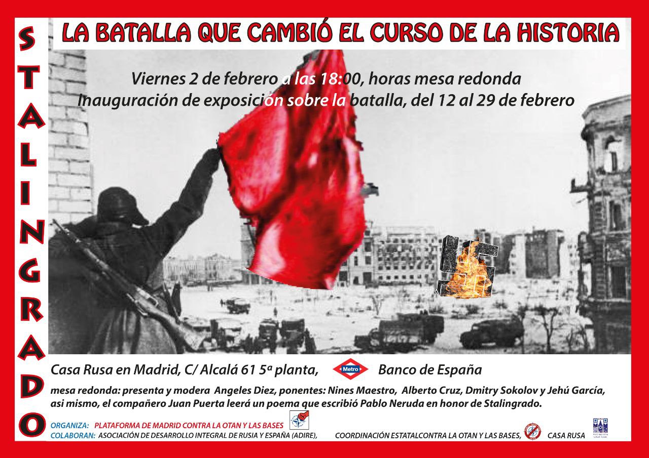 Comienzo de la Exposición sobre Stalingrado en la Casa Rusa de Madrid